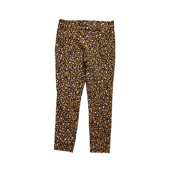 Old Navy Leopard Print Pixie Ankle Pants Size 4 - Picture 2 of 6
